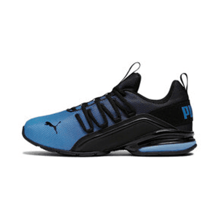 PUMA Axelion Fade in Team Light Blue/Black Angle 0