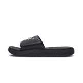 PUMA Softride Slides in Black/White/Black Angle 0