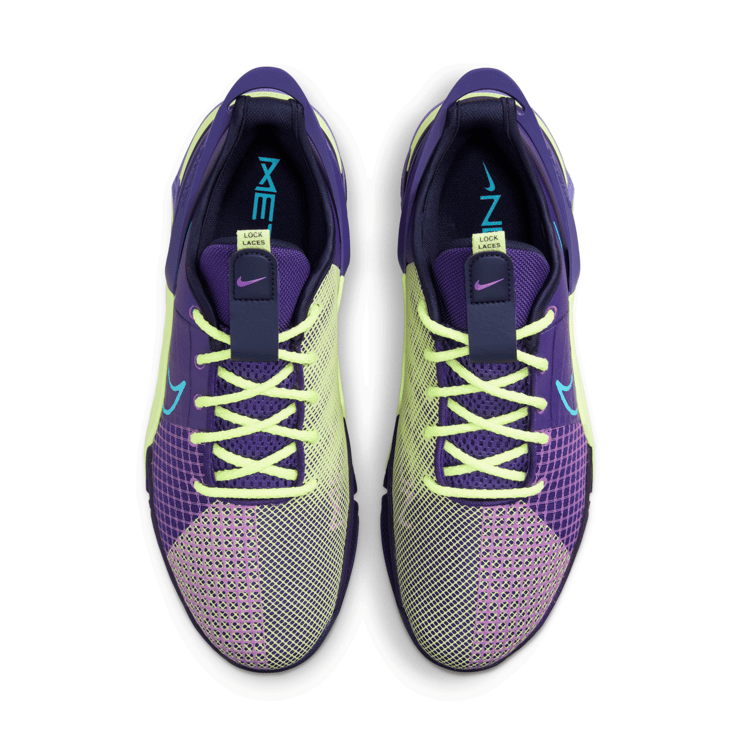 Nike Metcon 8 FlyEase AMP 'Court Purple Barely Volt' Angle 0