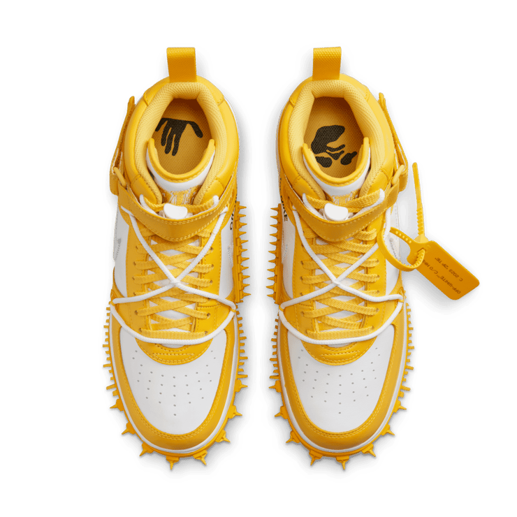 Nike Air Force 1 Mid SP Off-White Varsity Maize Angle 1