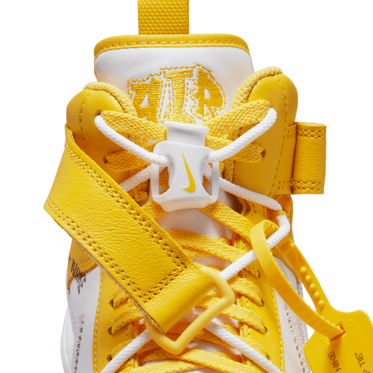 Nike Air Force 1 Mid SP Off-White Varsity Maize Angle 10