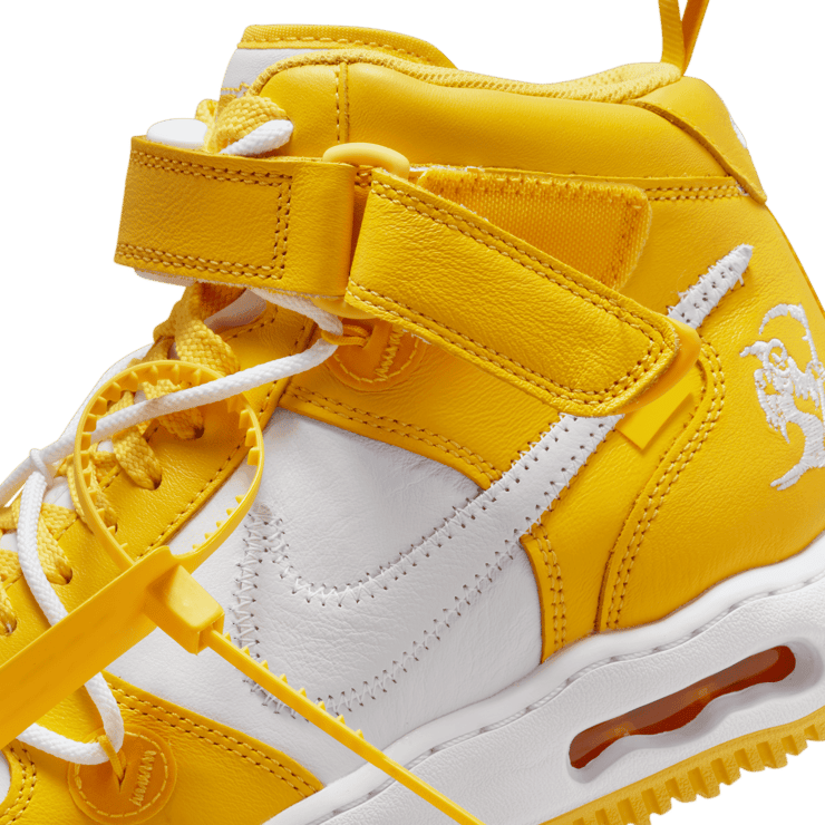 Nike Air Force 1 Mid SP Off-White Varsity Maize Angle 11