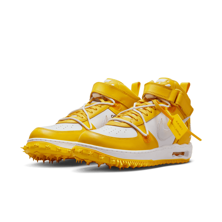 Nike Air Force 1 Mid SP Off-White Varsity Maize Angle 2