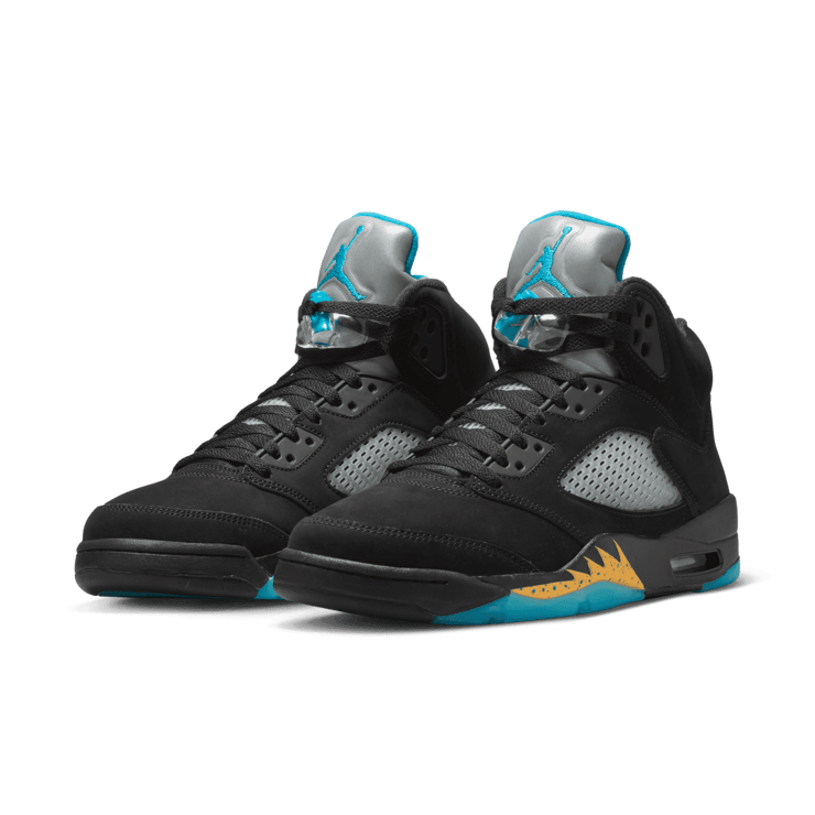 Air Jordan 5 Retro Aqua Angle 2