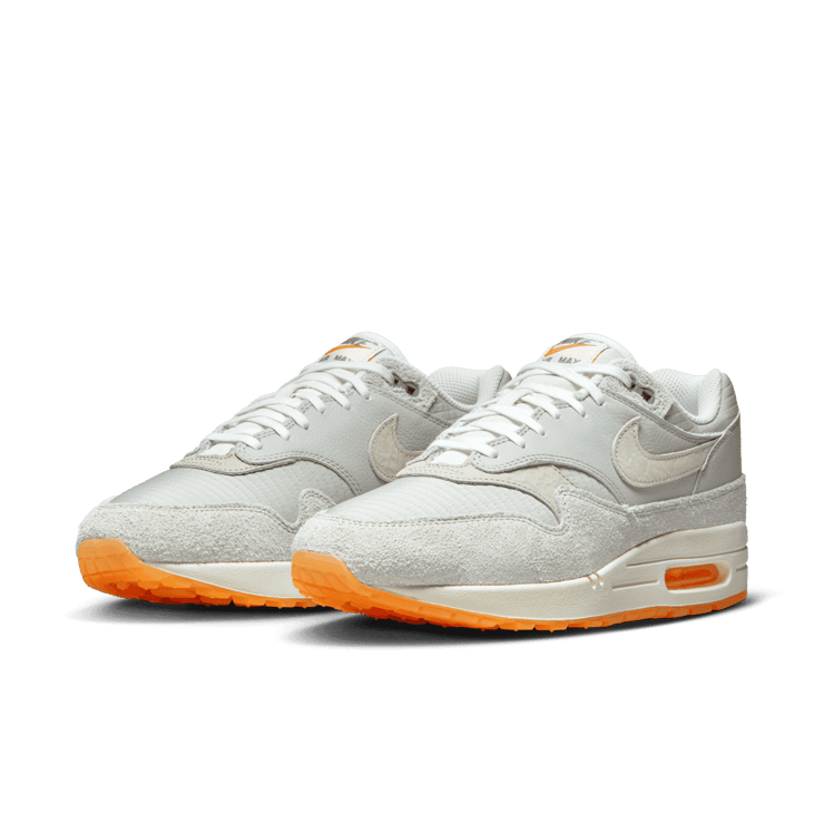 Nike Air Max 1 Premium Light Iron Ore Total Orange Angle 2