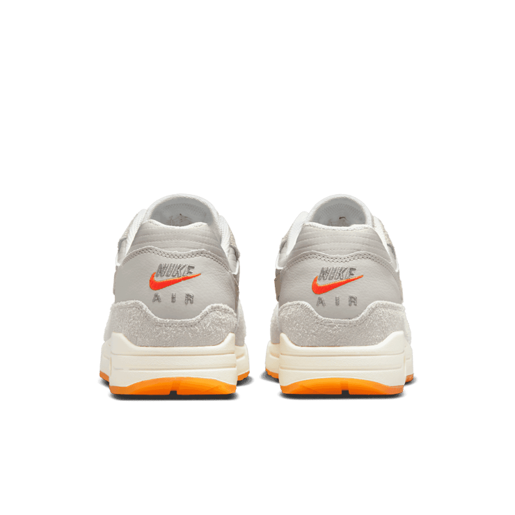 Nike Air Max 1 Premium Light Iron Ore Total Orange Angle 3