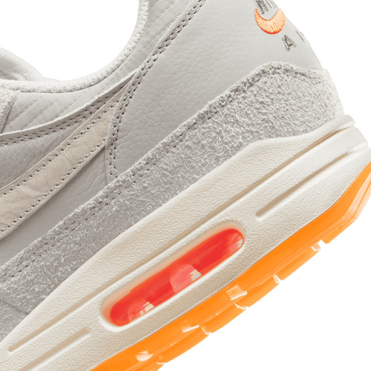 Nike Air Max 1 Premium Light Iron Ore Total Orange Angle 5