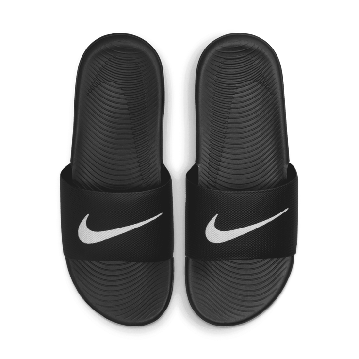 Nike Kawa Slide Black/White Angle 1