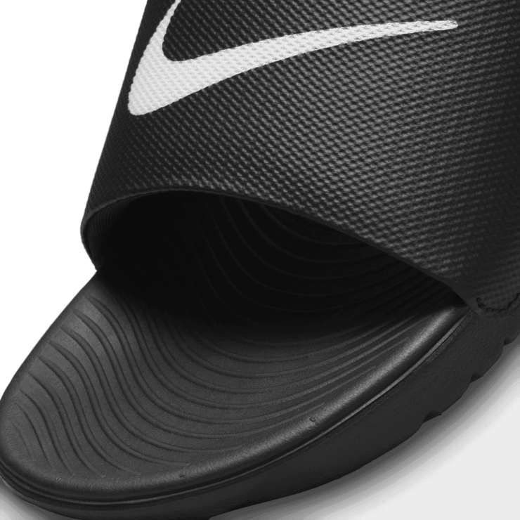 Nike Kawa Slide Black/White Angle 2