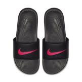 Nike Kawa SlideBlack Vivid Pink (W) Angle 1