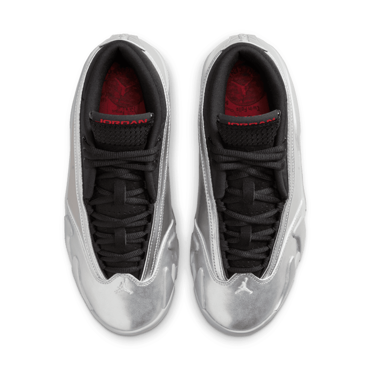 Air Jordan 14 Low Metallic Silver (W) Angle 1