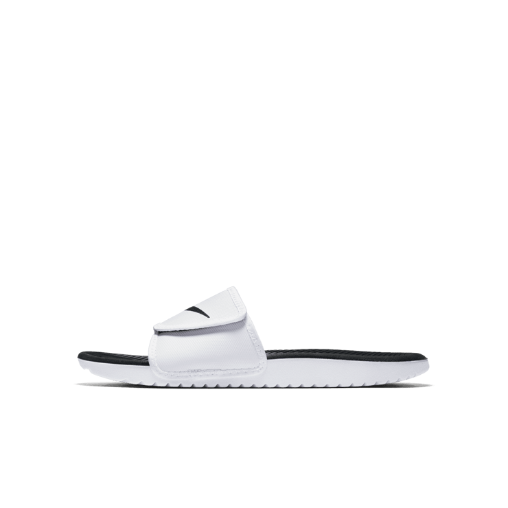Nike Kawa Adjust White Black-White Angle 0