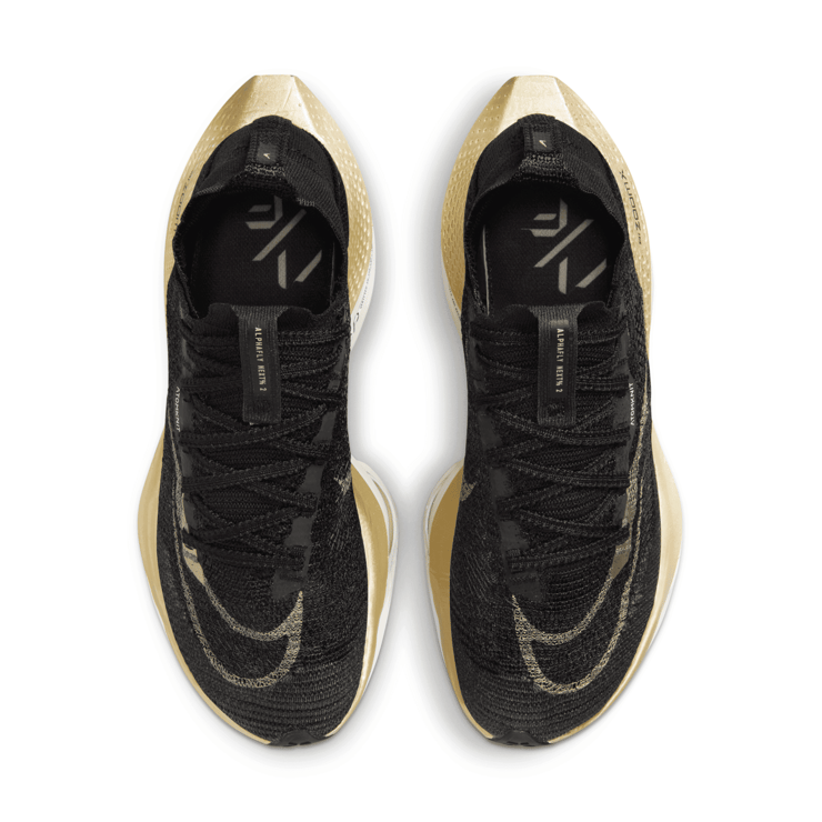 Nike Air Zoom Alphafly Next 2 Black Metallic Gold Grain Women s DN3559 003