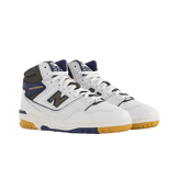 New Balance 650 Aime Leon Dore Gold Navy Angle 2