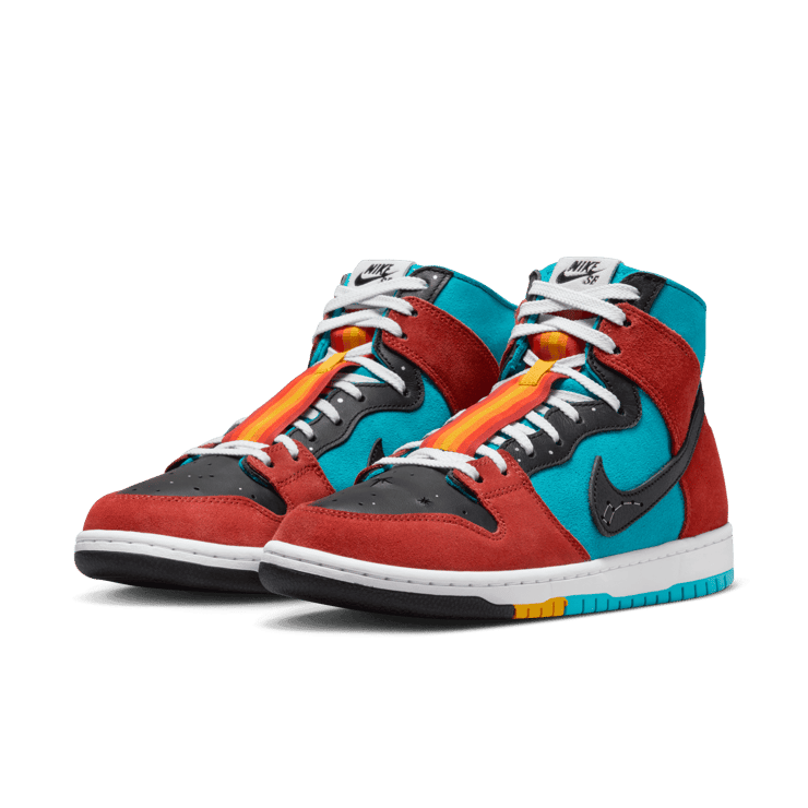 Nike SB Dunk High Di'orr Greenwood Navajo Arts Angle 2