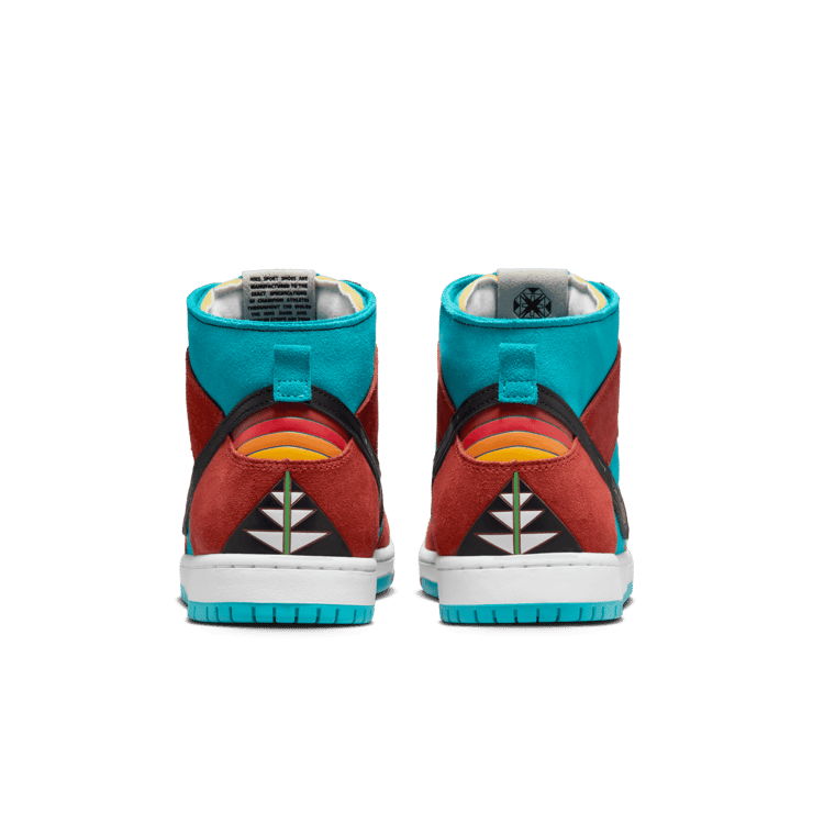 Nike SB Dunk High Di'orr Greenwood Navajo Arts Angle 3
