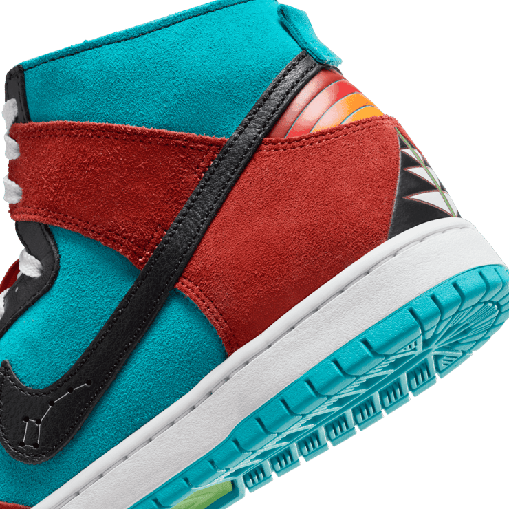Nike SB Dunk High Di'orr Greenwood Navajo Arts Angle 5