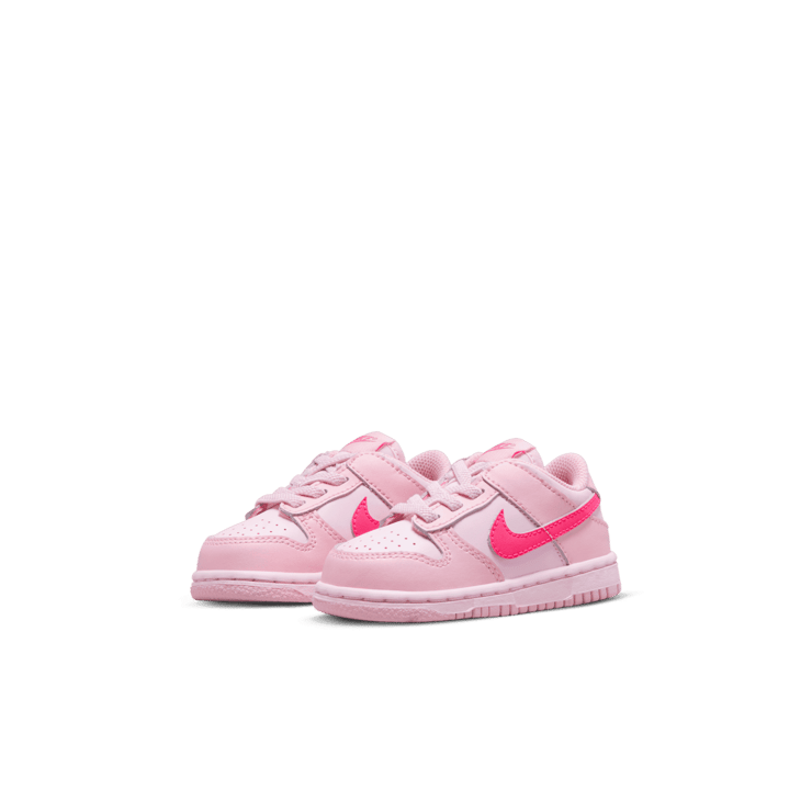 Nike Dunk Low Triple Pink (TD) Angle 2