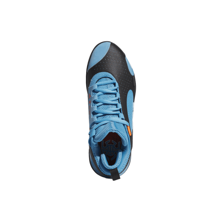 adidas D.O.N. Issue 5 Core Black Light Blue Angle 0