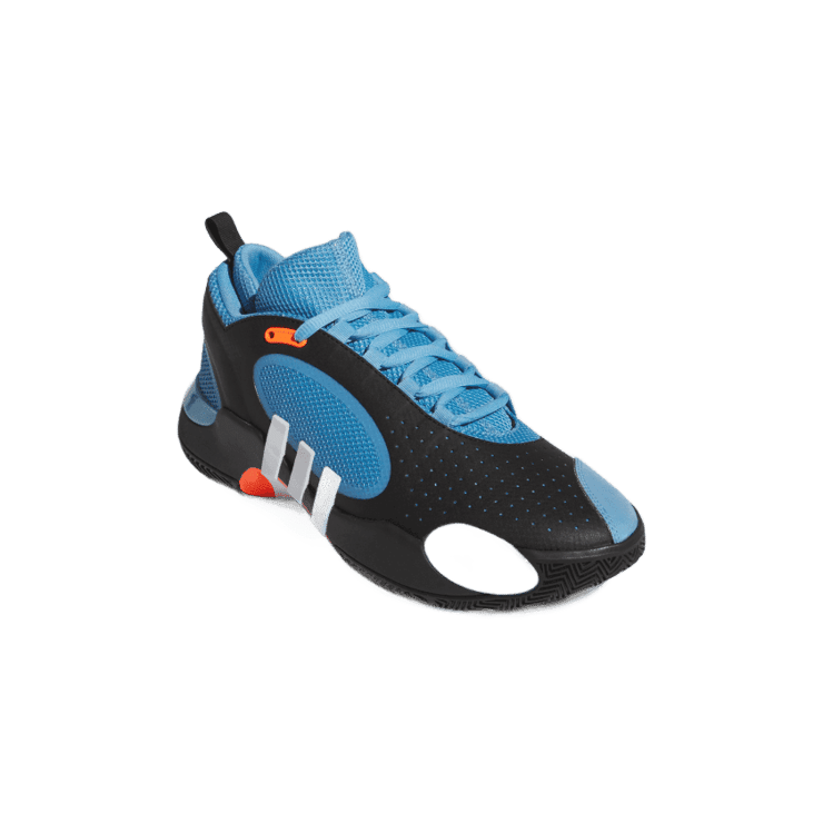 adidas D.O.N. Issue 5 Core Black Light Blue Angle 2