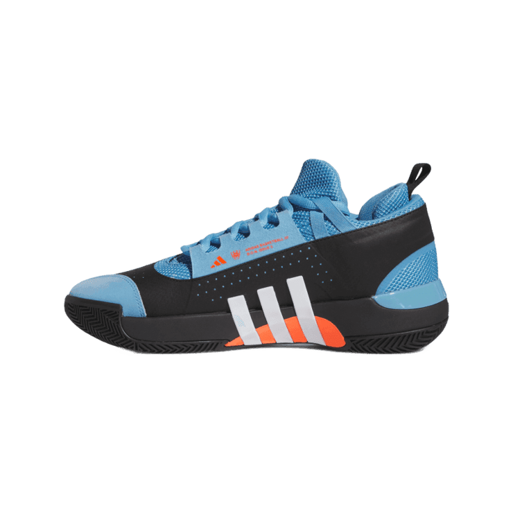 adidas D.O.N. Issue 5 Core Black Light Blue Angle 4