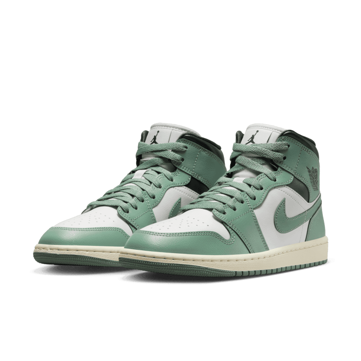Air Jordan 1 Mid Jade Smoke (W) Angle 2