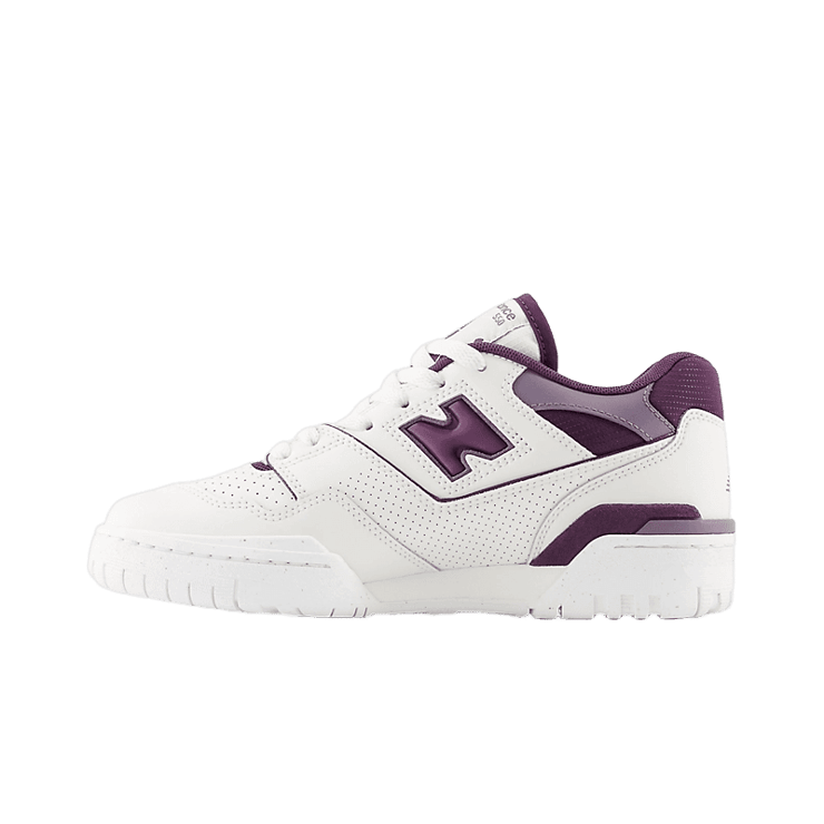 New Balance 550 White Reflection Purple (W) Angle 0