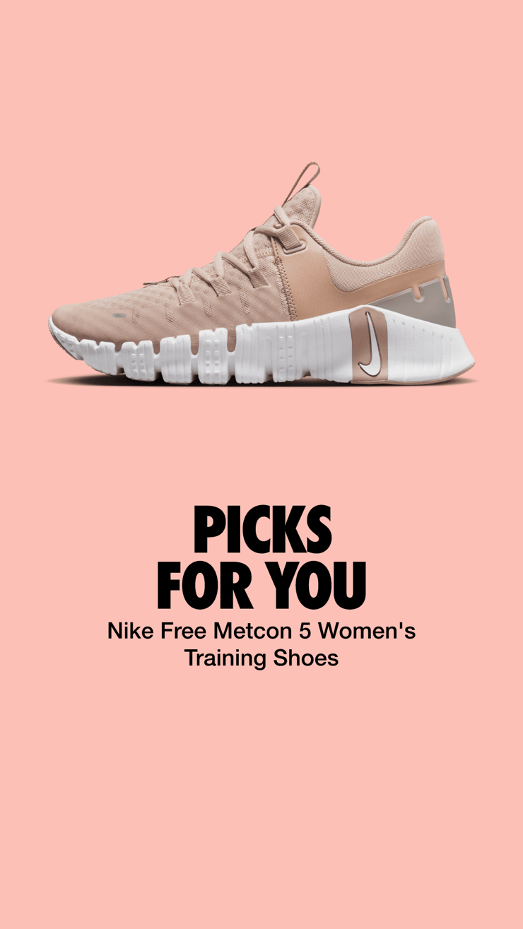 Nike Free Metcon 5 'Pink Oxford' (W) Angle 8