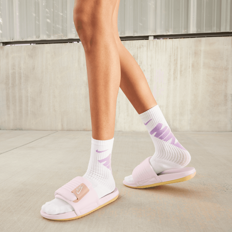 Nike Offcourt Adjust Slide 'Pearl Pink Sesame' (W) Angle 5