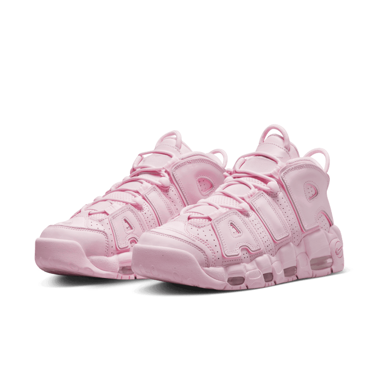 Nike Air More Uptempo Pink Foam (W) Angle 2
