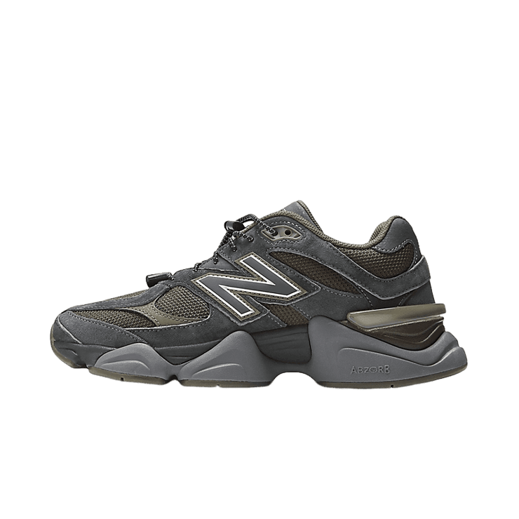 New Balance 9060 Toggle Lace Brown Green Angle 0