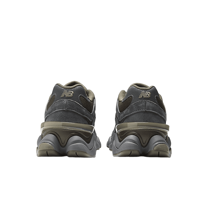 New Balance 9060 Toggle Lace Brown Green Angle 4