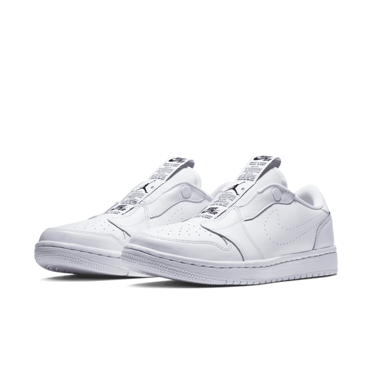 Air Jordan 1 Low Slip Perf White (W) Angle 2