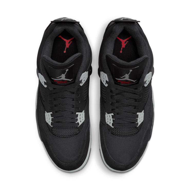 Air Jordan 4 Black Canvas Angle 1