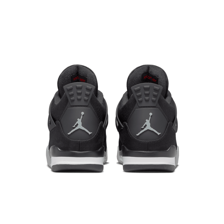 Air Jordan 4 Black Canvas Angle 3