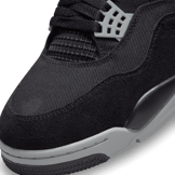 Air Jordan 4 Black Canvas Angle 4