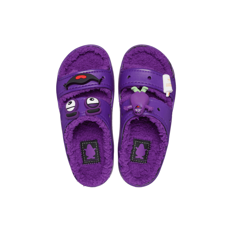 Crocs Cozzzy Sandal McDonald's Grimace Angle 0