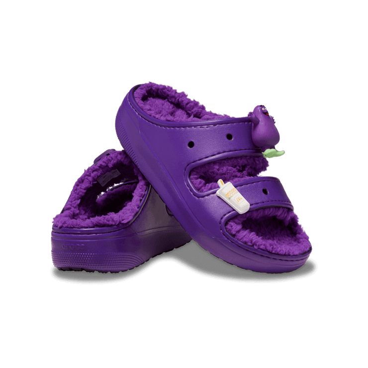 Crocs Cozzzy Sandal McDonald's Grimace Angle 1