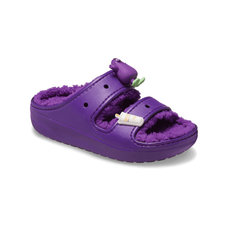 Crocs Cozzzy Sandal McDonald's Grimace Angle 3