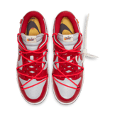 Nike Dunk Low Off-White University Red Angle 1