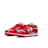 Nike Dunk Low Off-White University Red Angle 2
