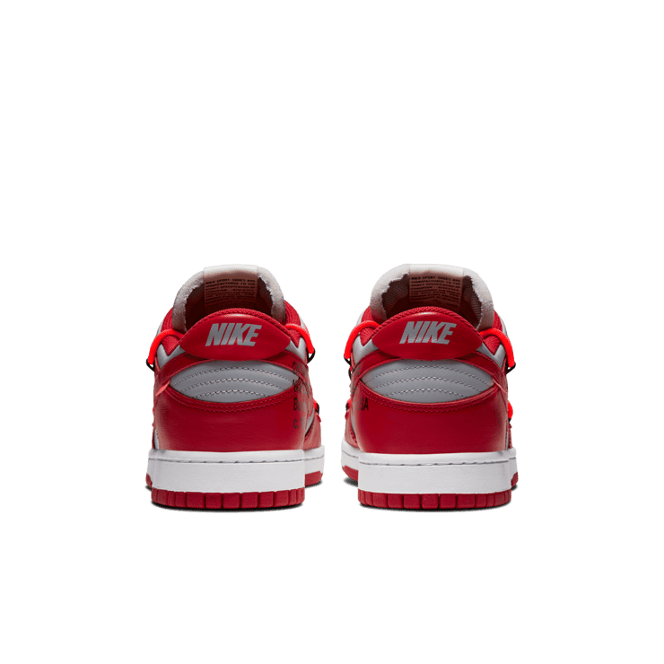 Nike Dunk Low Off-White University Red Angle 3