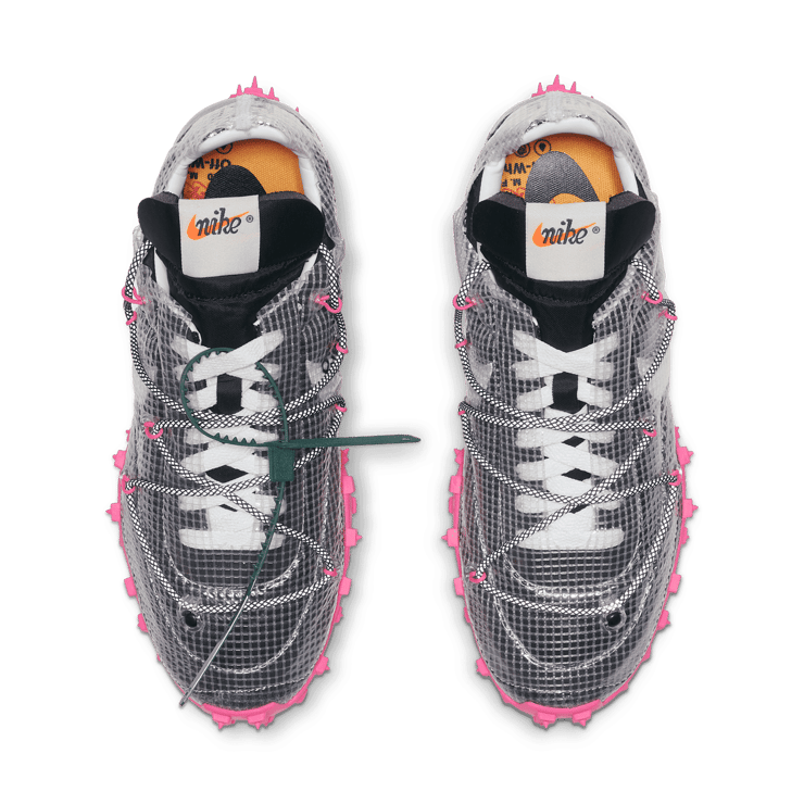 Nike Waffle Racer Off-White Black (W) Angle 1