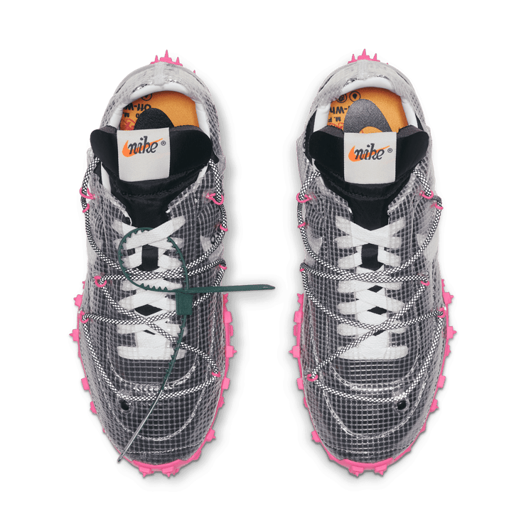 Nike Waffle Racer Off-White Black (W) Angle 1