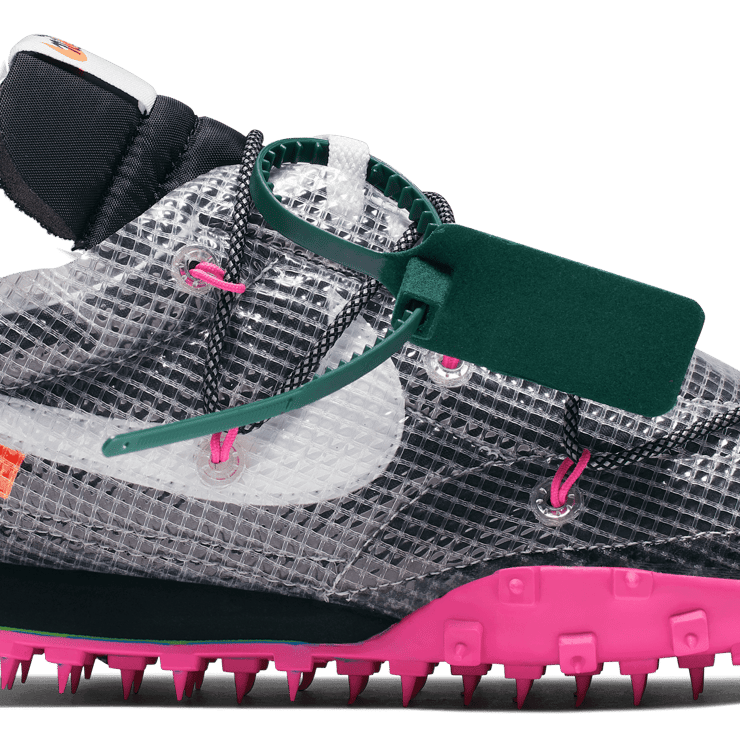 Nike Waffle Racer Off-White Black (W) Angle 8