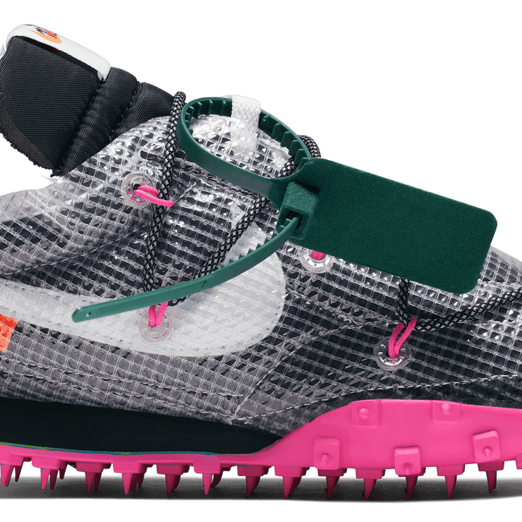 Nike Waffle Racer Off-White Black (W) Angle 8