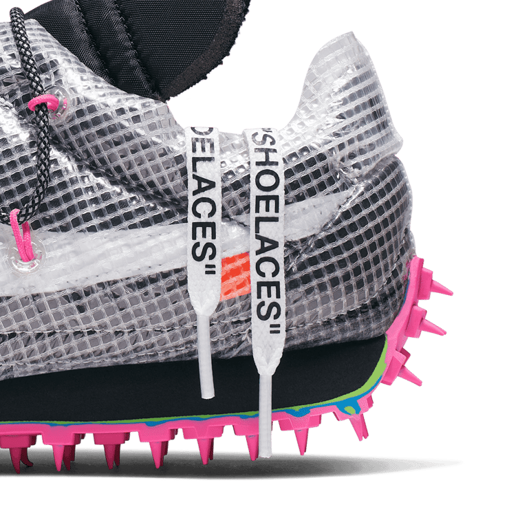 Nike Waffle Racer Off-White Black (W) Angle 9