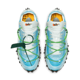 Nike Waffle Racer Off-White Vivid Sky (W) Angle 1