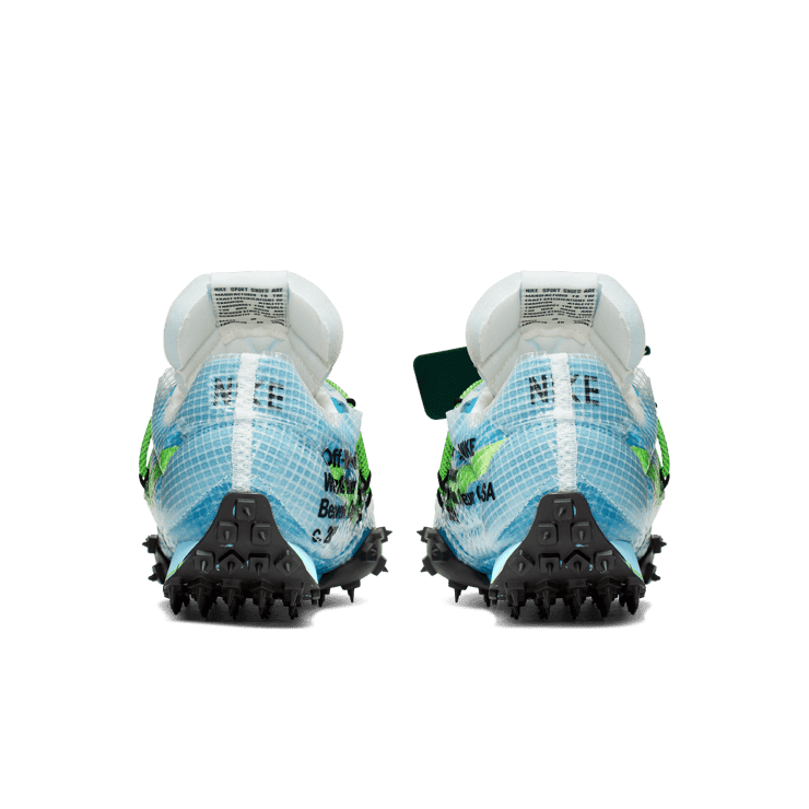 Nike Waffle Racer Off-White Vivid Sky (W) Angle 3