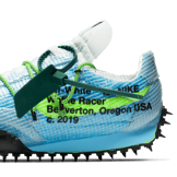 Nike Waffle Racer Off-White Vivid Sky (W) Angle 9